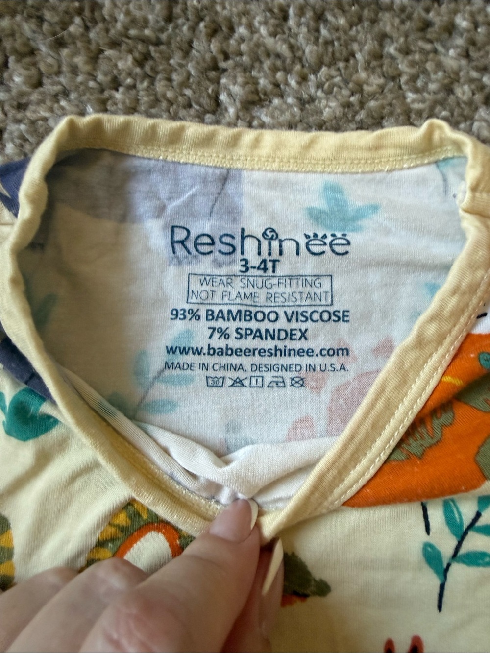 Set of 2 Bamboo Viscose Pajama Sets (3T) - Picture 4 of 7